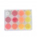 Coffret de perles colorées en plastique : jaune, orange  Wooz Art    002200